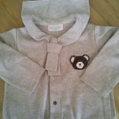 値下げします♪クマさんアップリケのベビー服♪のサムネイル