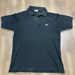 ラコステ LACOSTE L1212 半袖 ポロシャツ ブラック 4 日本製のサムネイル