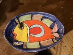 NINO PARRUCCA 陶器製 魚モチーフ プレート - メルカリ