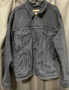 【希少】00s Levi's ブラックデニム Gジャン Lサイズ ビッグEのサムネイル