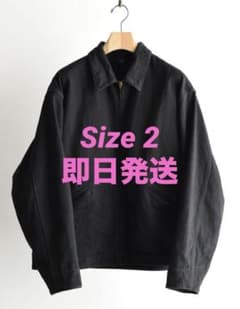 BLACK DENIM ZIP SHORT JACKET comoli サイズ2 - メルカリ
