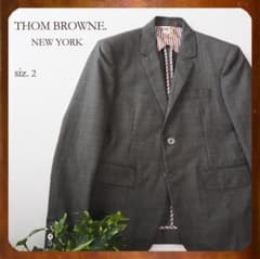 THOM BROWNE. NEW YORK クロスカンパニー期 段返りジャケット THOM BROWNE. NEW YORK クロスカンパニー期 段返りジャケット - メルカリ