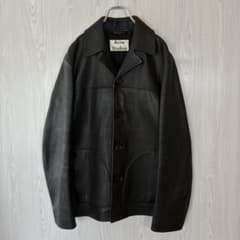 Acne Studios leather Jacket レザージャケット 羊革 - メルカリ