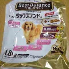 ユニチャームペット　ベストバランス　　ダックスフンド　13歳以上用1,8kgのサムネイル