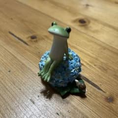 カエル コポー 置物 紫陽花 - メルカリ