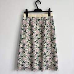 新品 ANAYI アナイ チュール刺繍フラワー フレアスカート 36 - メルカリ
