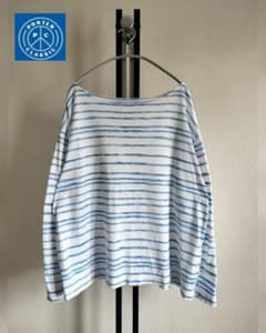 ポータークラシック/アーティストボーダーTシャツ水彩ボーダーロンT 