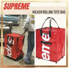 Supreme hulken rolling tote bag - メルカリ