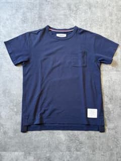 THOM BROWNE ネイビー Tシャツ サイズ1 - メルカリ