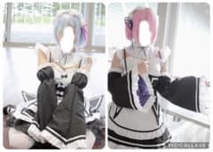 リゼロ ラム レム コスプレ衣装ウィッグフルセットのサムネイル
