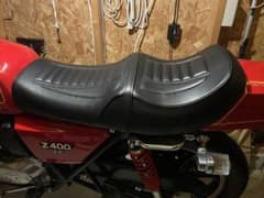 Kawasaki Z400FX用シート 社外品 E1パターン - メルカリ