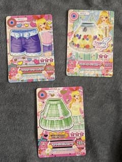 アイカツ ボトムスカード 3枚のサムネイル
