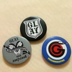 GLAY　缶バッチ３個セットのサムネイル