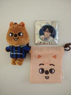 Stray Kids ハンクォッカ ぬい 巾着 缶バッジ Han Quokka - メルカリ
