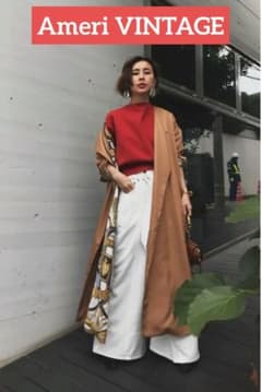 ameri vintage ルーズガウンコート　キャメル Ameri VINTAGEルーズガウンコート キャメル - メルカリ