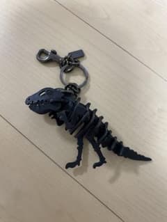 COACH 恐竜キーホルダー グリーン 海外限定☆COACH 恐竜 レキシーバッグチャーム キーリング Rexy