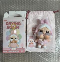 POPMART CRYBABY Crying Againぬいぐるみ　ウサギ POPMART CRYBABY Crying Again ぬいぐるみ うさぎ - メルカリ