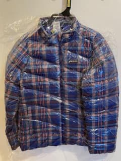patagonia ダウンコート L (120) チェック柄のサムネイル