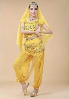 アラビアン風衣装黄色コスプレのサムネイル