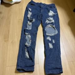 AMERICAN BAZI ダメージデニムパンツ Mのサムネイル