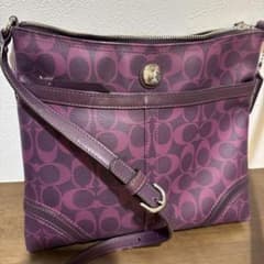 COACH ショルダーバッグ パープルのサムネイル
