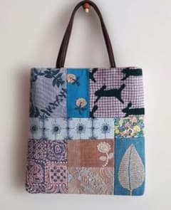 ミナペルホネン パッチワーク smileflower ミニトートバッグ - メルカリ