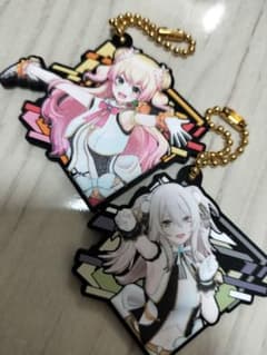 ホロライブ ラバーキーホルダー 桃鈴ねね 獅白ぼたん ARTグミのサムネイル