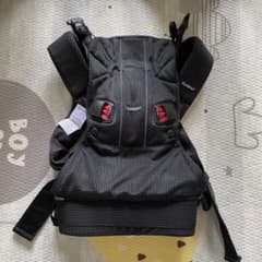 美品】BABYBJORN 抱っこ紐 メッシュ ブラック（ワンカイエアー