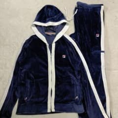 FILA フィラ セットアップ ベロア 刺繍ロゴ 00s y2k FILA フィラ セットアップ ベロア 刺繍ロゴ 00s y2k - メルカリ