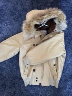 golden fleece ファー付きフライトジャケット？ベージュのサムネイル