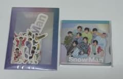 【未開封】Snow Man フレークステッカー&メモ帳のサムネイル