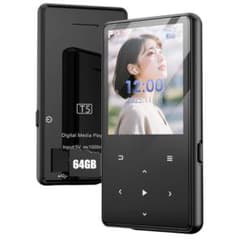 MP3 플레이어 Bluetooth5.2 64GB 내장 블랙