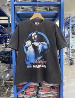 Marilyn Manson Tシャツ ヴィンテージ加工　オーバーサイズのサムネイル