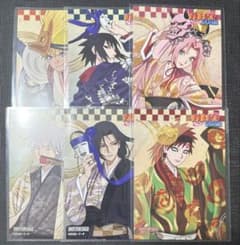 NARUTO ナルト 疾風伝 彩面華 キャラシート 特典 6枚セット - メルカリ