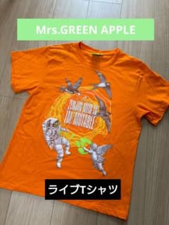 Mrs. GREEN APPLE / MUTABLE T 셔츠 / 오렌지 S