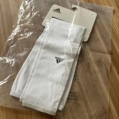adidas☆アームカバー白(指穴付)のサムネイル