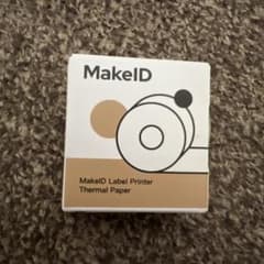 MakeID Q1 HDラベルプリンター専用 純正感熱ロール紙 幅16㎜長4mのサムネイル