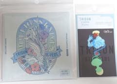 TRIGUNレコード風コースターステッカーセット ナイヴズ トライガン展