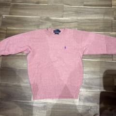 Polo by Ralph Lauren ウールニット ピンク Lのサムネイル