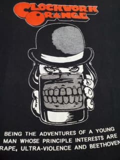 時計仕掛けのオレンジTシャツ　ヴィンテージ？！のサムネイル
