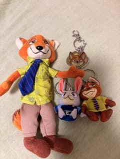 ズートピア ぬいぐるみ キーホルダー セット　ニックのサムネイル