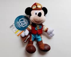 未使用・タグ付き　ミッキーマウス　ぬいぐるみバッジ　東京ディズニーシー　23周年のサムネイル