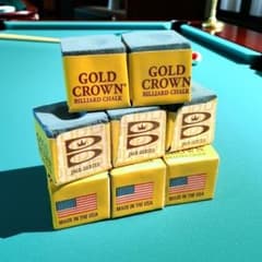 Brunswick GOLD CROWN チョーク 8個 ブルー 新品 USA製 - メルカリ
