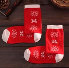 クリスマスデザインソックス3足セットのサムネイル
