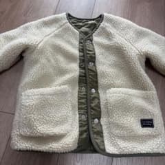 リバーシブル ボアジャケット カーキのサムネイル