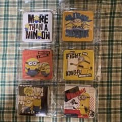 ミニオンズ フィーバースクエア缶バッチ 6種類セット