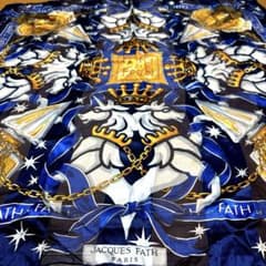 フランス製　シルク100% JACQUES FATH FAITH de FATHのサムネイル