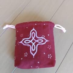 アイヌ刺繍 巾着のサムネイル