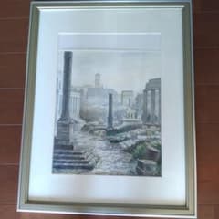 水彩画 敦夫作 額入り 水彩画 敦夫作 額入り - メルカリ