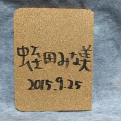 女子プロゴルフ　蛭田みな美　直筆サインのサムネイル
